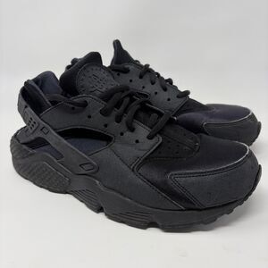 Nike Air Huarache Run Women's Size 9 Running Shoes Triple Black 634835-009